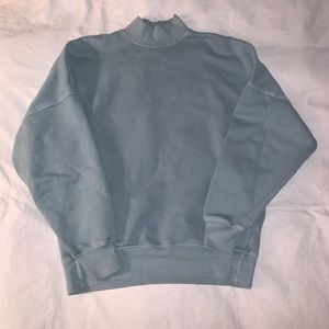Aritzia TNA Cozy Fleece Sweatshirt with Mock Neck